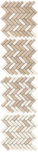 R06A Terracruda Mosaico Degrade Sabbia / Luce 33.2x128.8 TERRACRUDA RAGNO