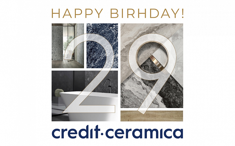 Happy Birthday! CREDIT CERAMICA исполнилось 29 лет!